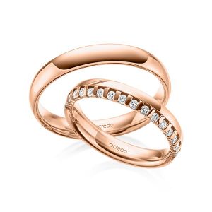 Trauringe Rotgold, Rose, Peach Koblenz / Ebernhahn