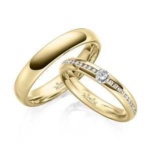 Trauringe Gelbgold Koblenz / Ebernhahn