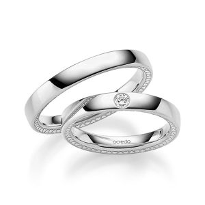 Trauringe Weißgold Koblenz / Ebernhahn